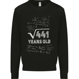 21st Birthday 21 Year Old Geek Funny Maths Mens Sweatshirt Jumper