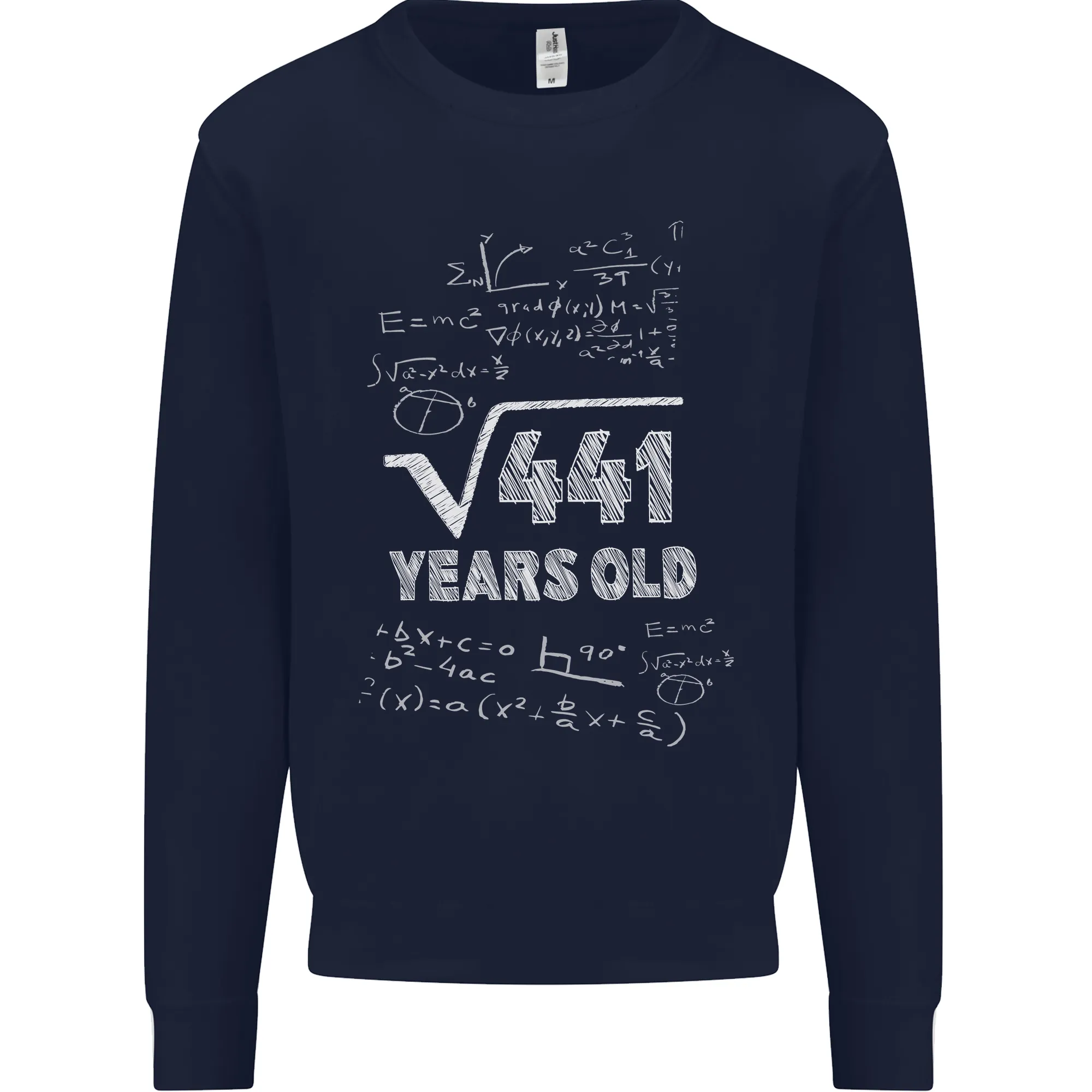 21st Birthday 21 Year Old Geek Funny Maths Mens Sweatshirt Jumper