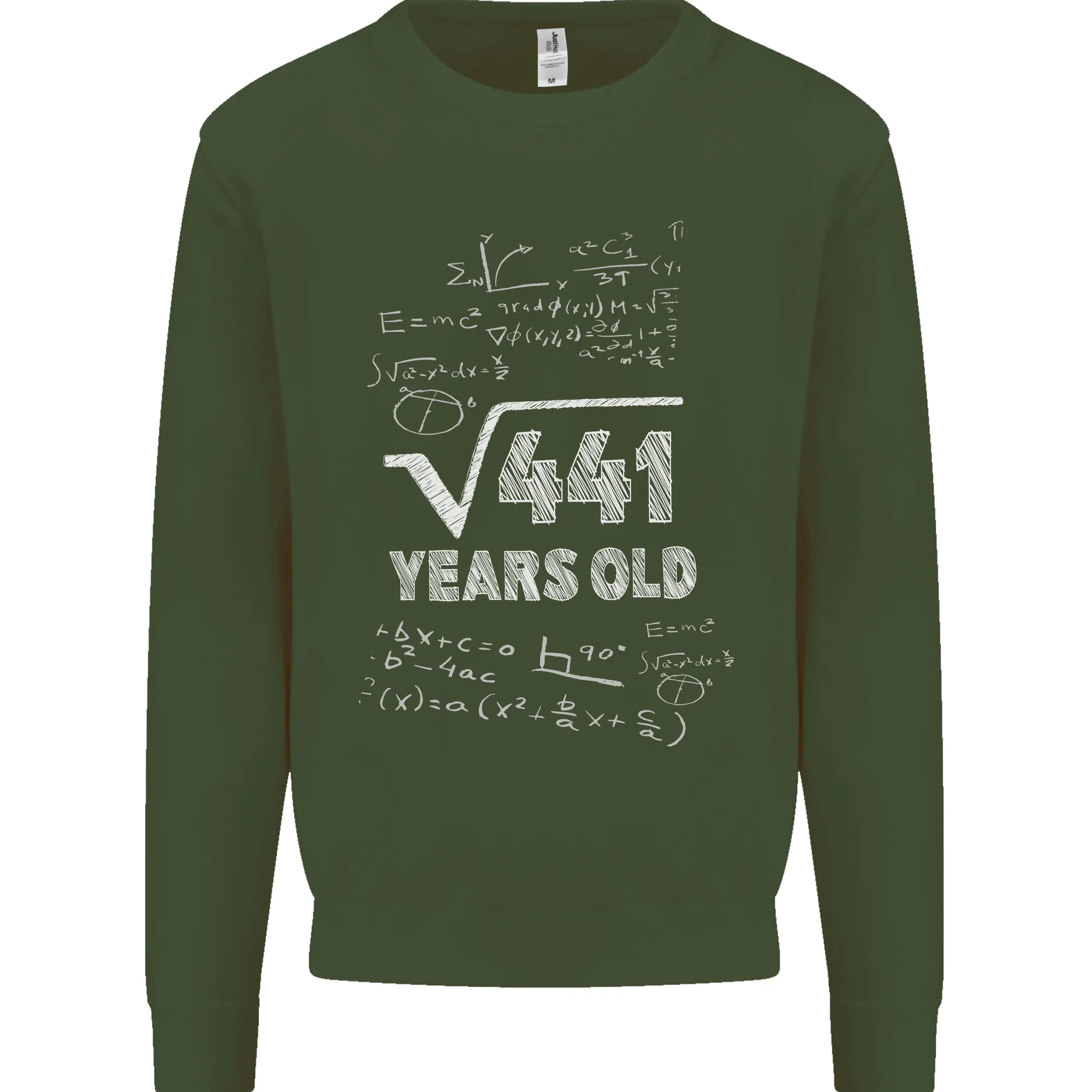 21st Birthday 21 Year Old Geek Funny Maths Mens Sweatshirt Jumper