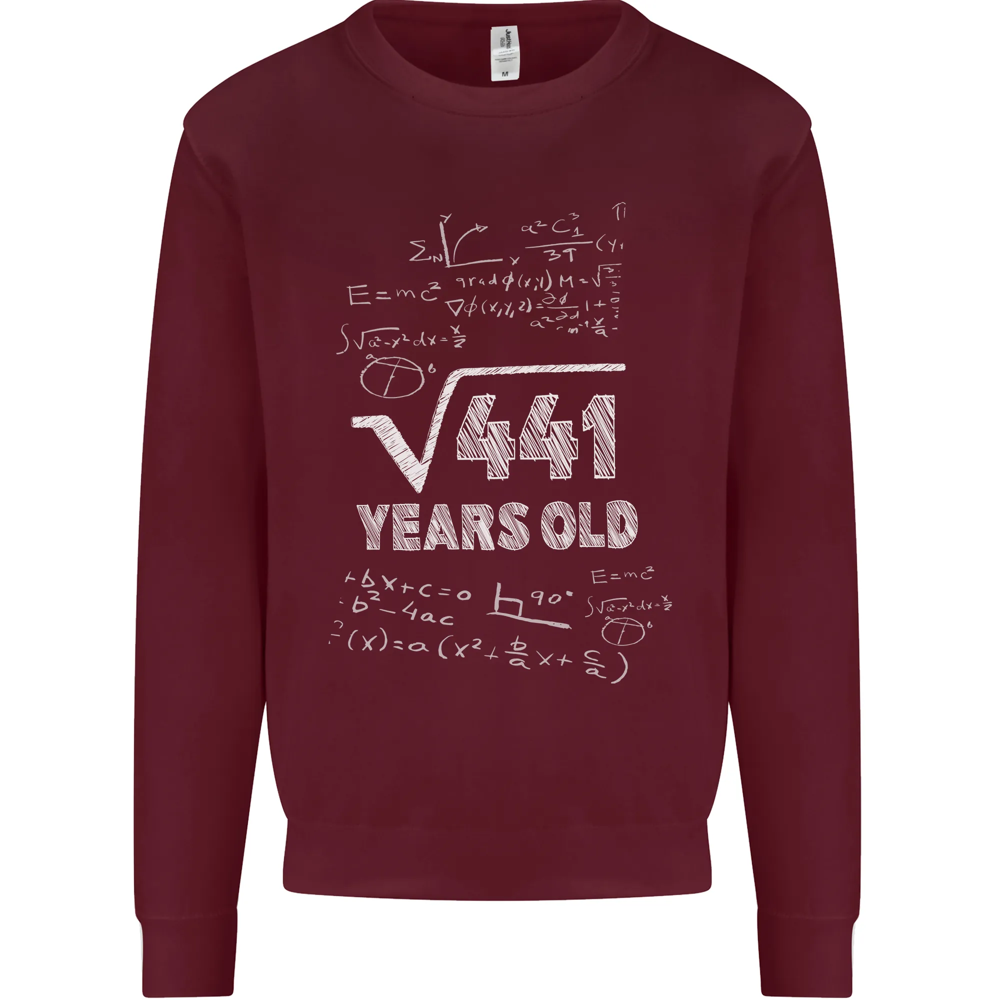 21st Birthday 21 Year Old Geek Funny Maths Mens Sweatshirt Jumper