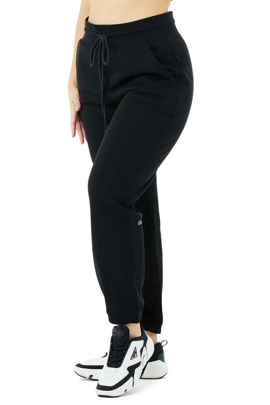 7/8 Easy Sweatpant - Black