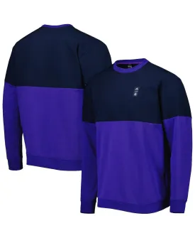 adidas Men's Argentina Team Navy and Purple Graphic Pullover