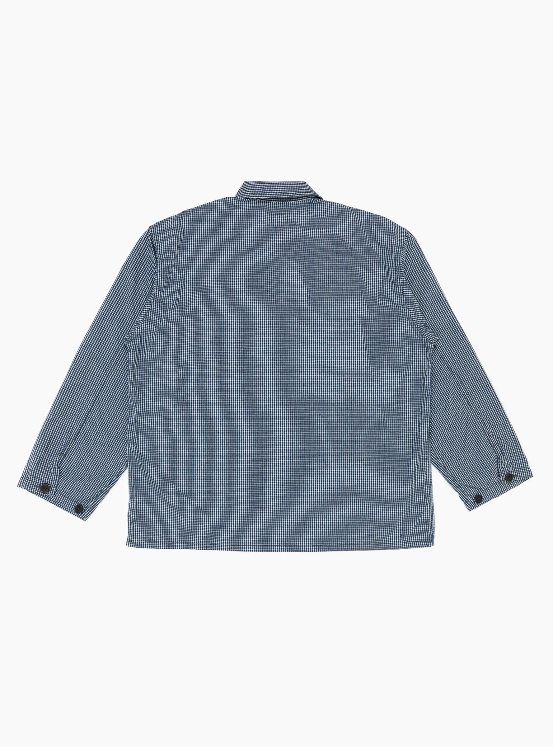 ARMY Shirt Cotton Check Indigo