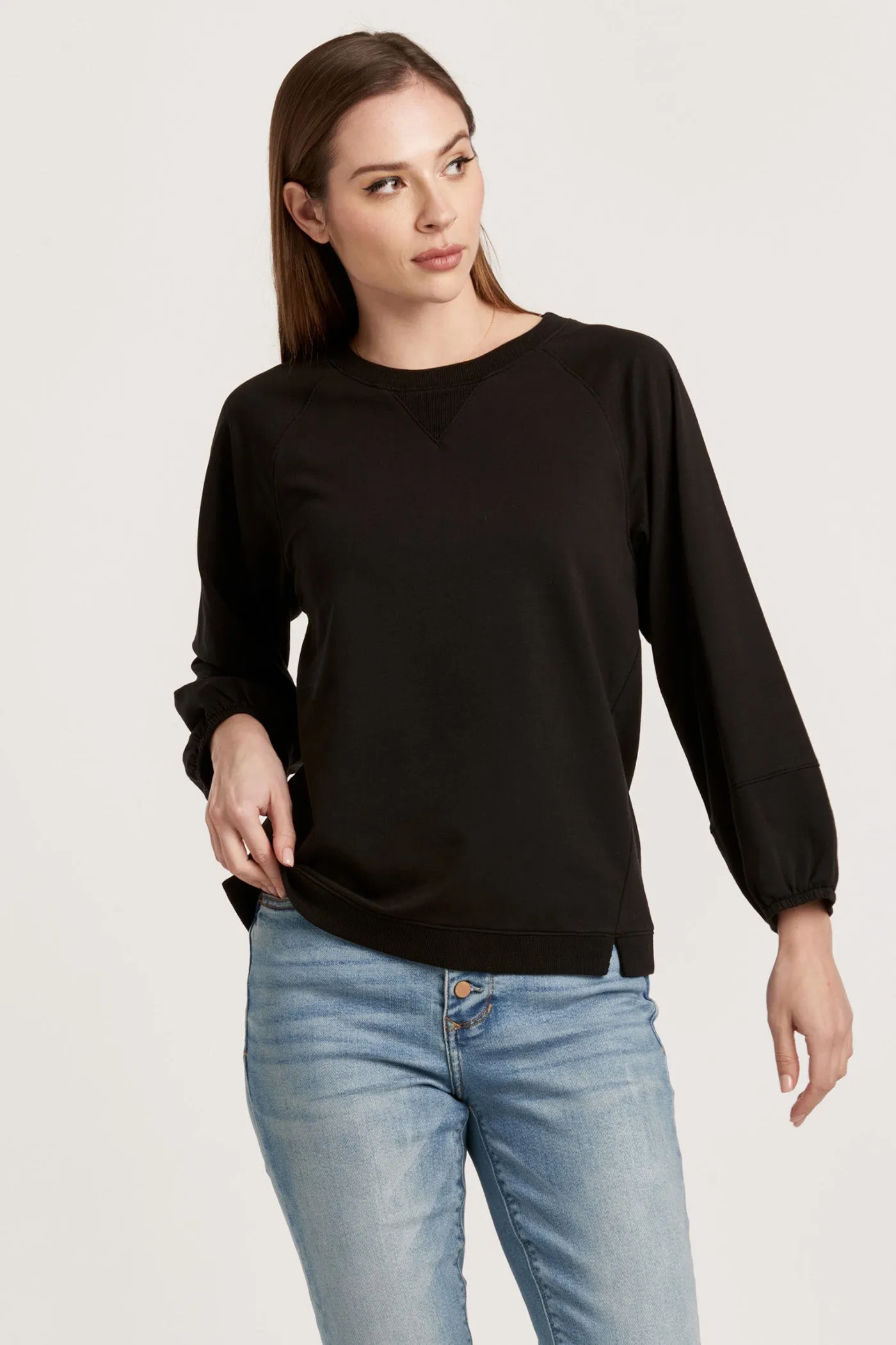 Bryce Raglan-Sleeve Sweatshirt