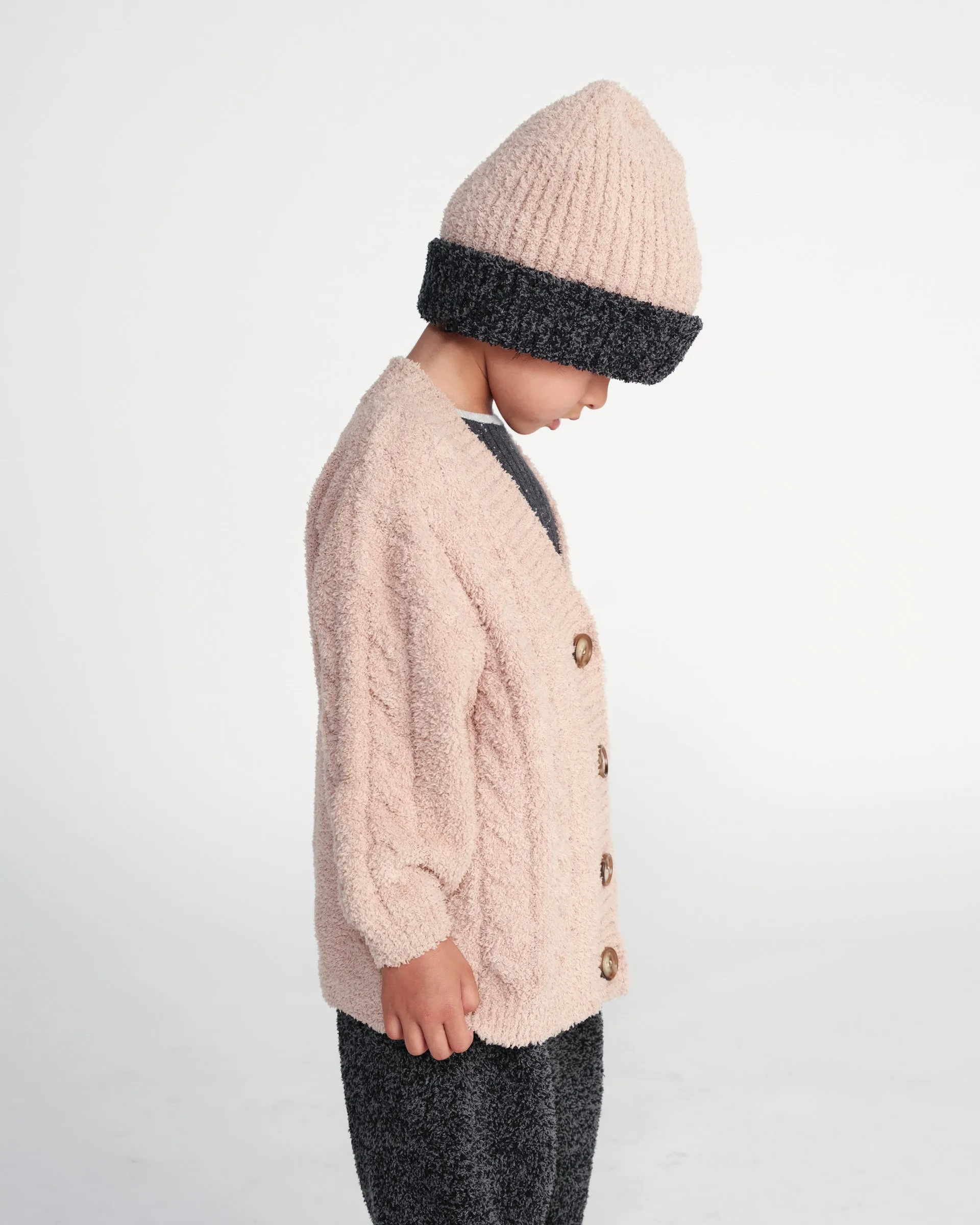 Cable Cardigan - Fuzzy