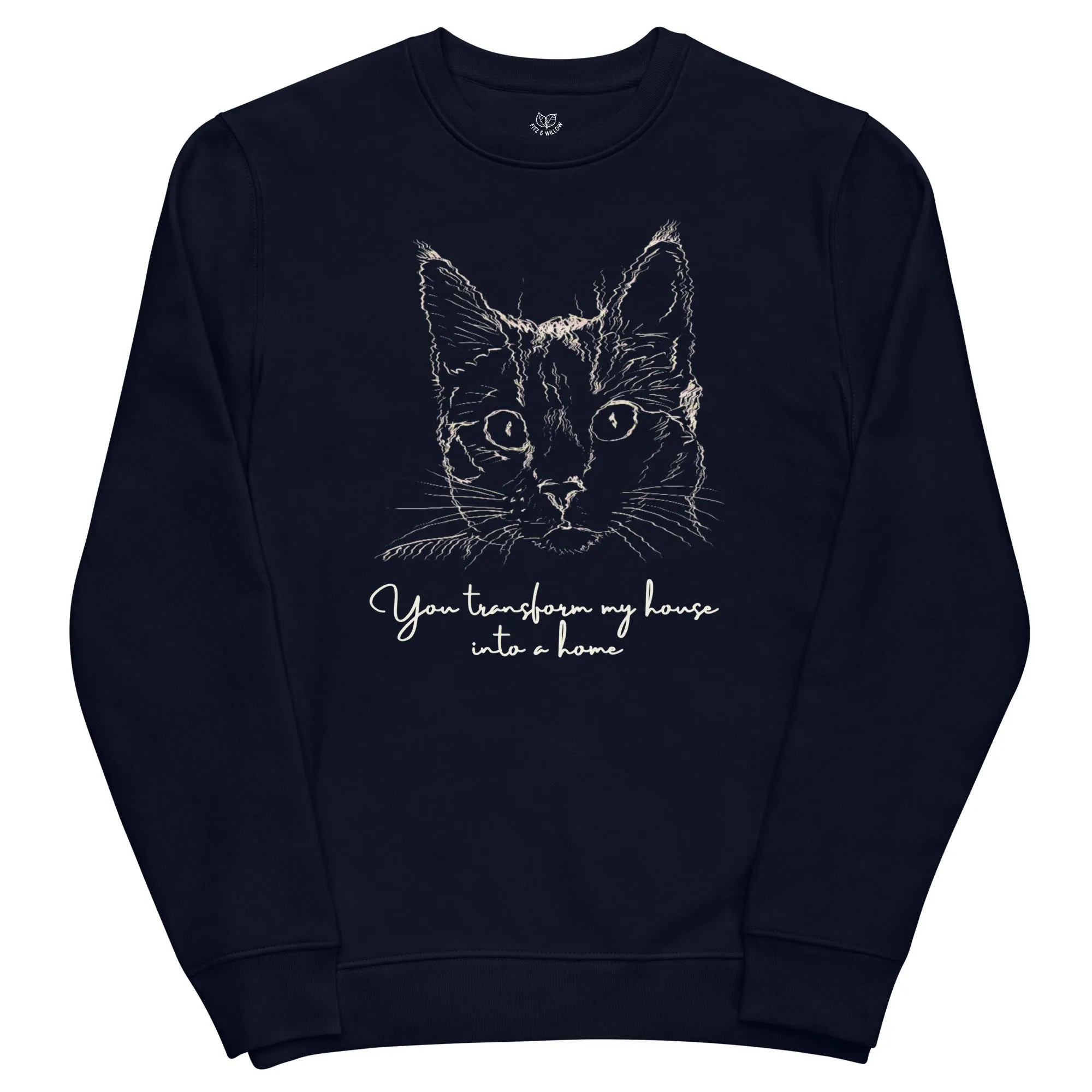 Cat positive quotes, unisex sweatshirt