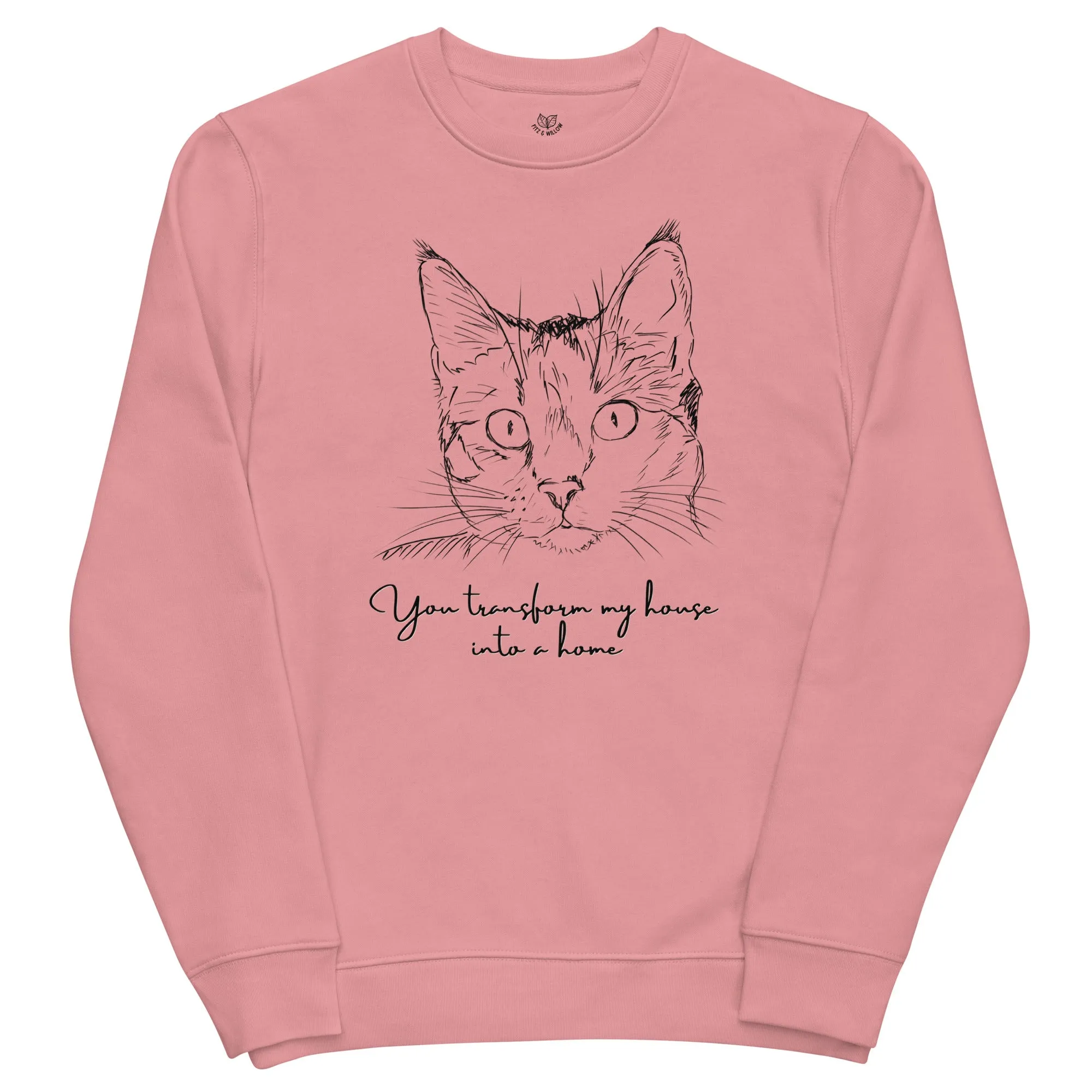 Cat positive quotes, unisex sweatshirt