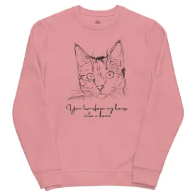 Cat positive quotes, unisex sweatshirt