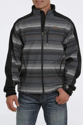 Cinch Mens Blanket Stripe Bonded Jacket | Black