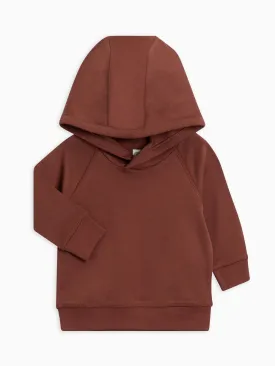 Colored Organics - Organic Baby & Kids Madison Hooded Pullover - Sumac