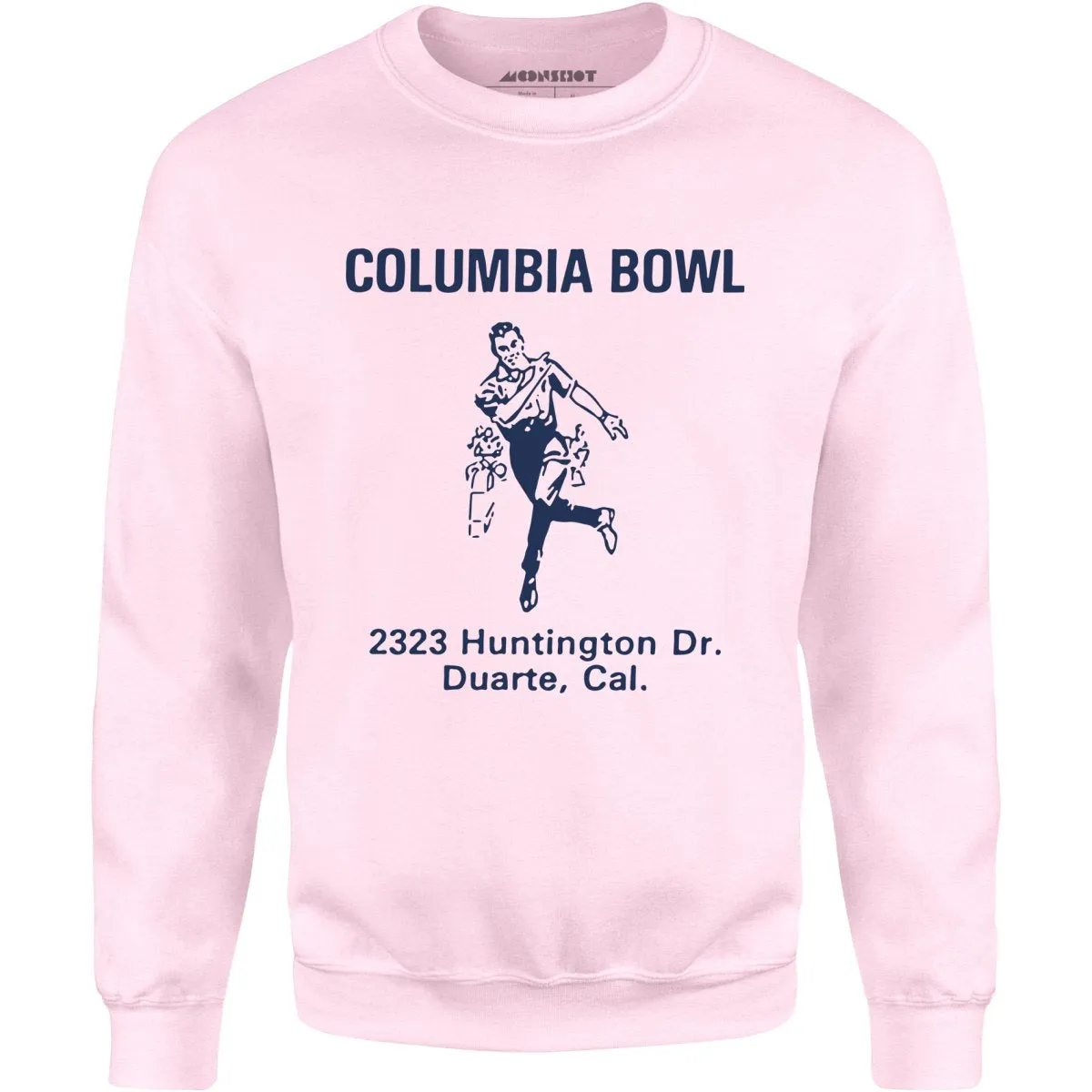 Columbia Bowl - Duarte, CA - Vintage Bowling Alley - Unisex Sweatshirt