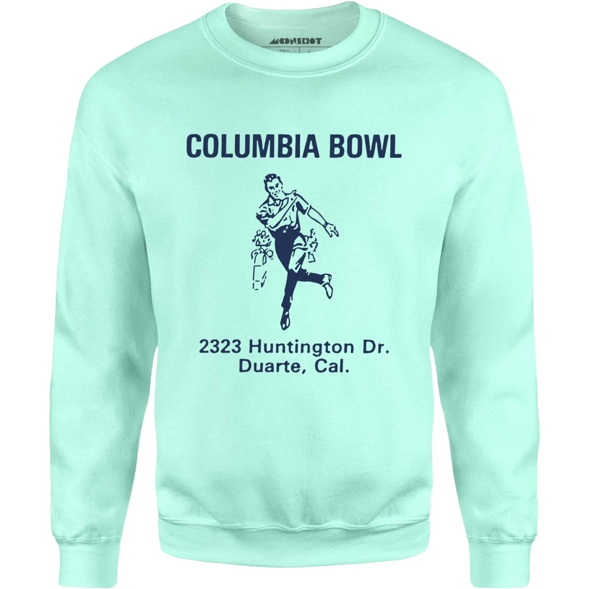 Columbia Bowl - Duarte, CA - Vintage Bowling Alley - Unisex Sweatshirt