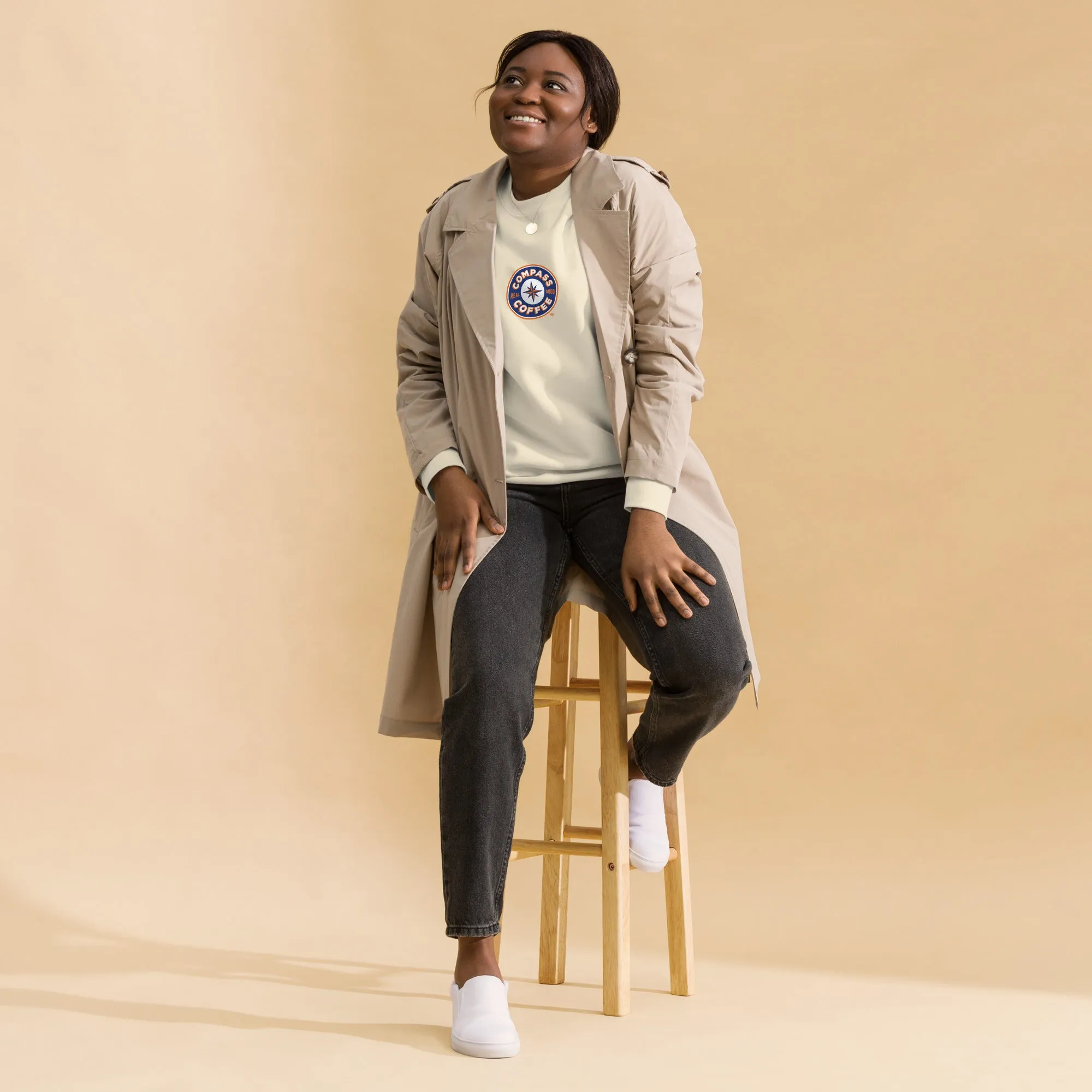 Compass Coffee Premium Sweatshirt