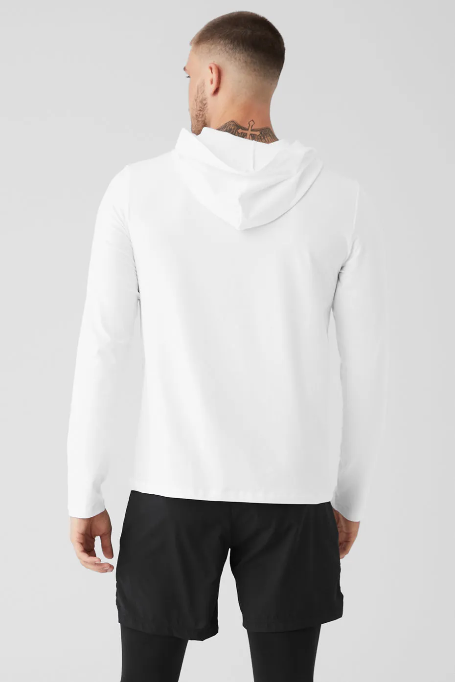 Conquer Reform Long Sleeve With Hood - White