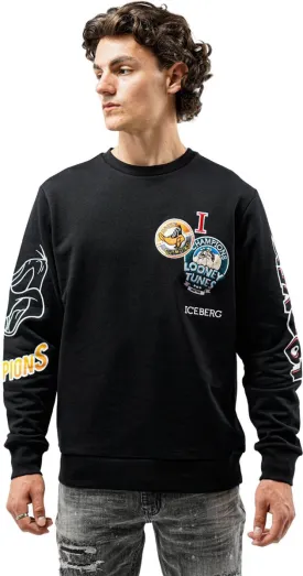 Daffy Looney Logo Sweat Shirt (Black) - I23E05B63009000