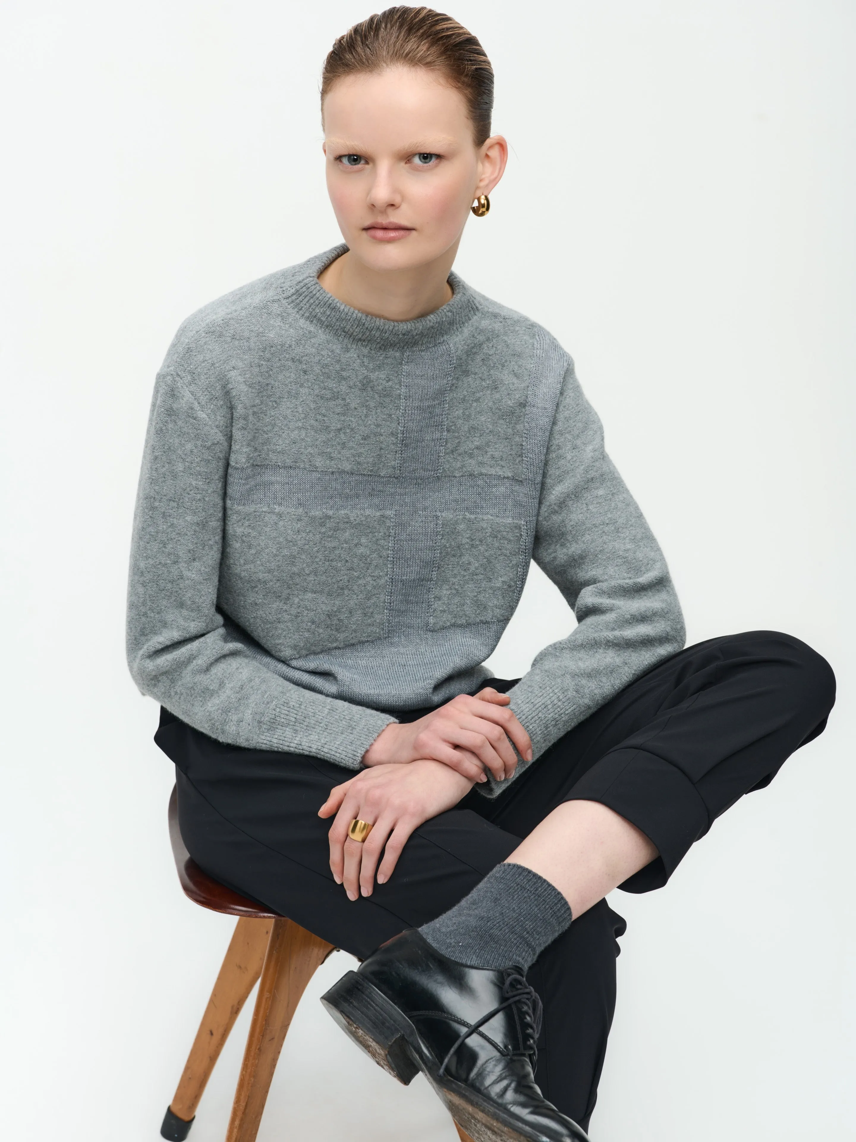 Elpida Pullover | Grey