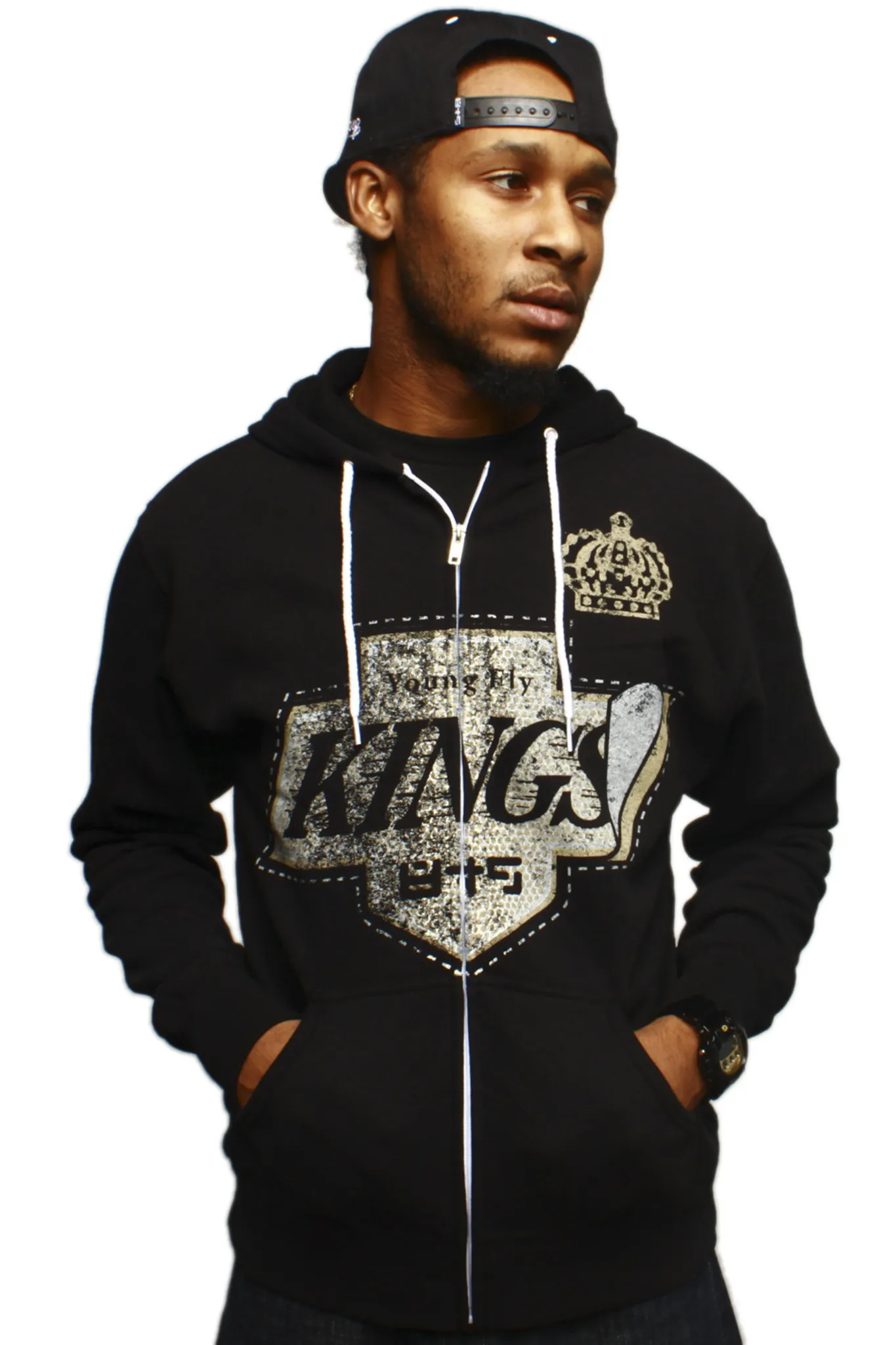 Fly Kings Vintage Zip Up Sweatshirt