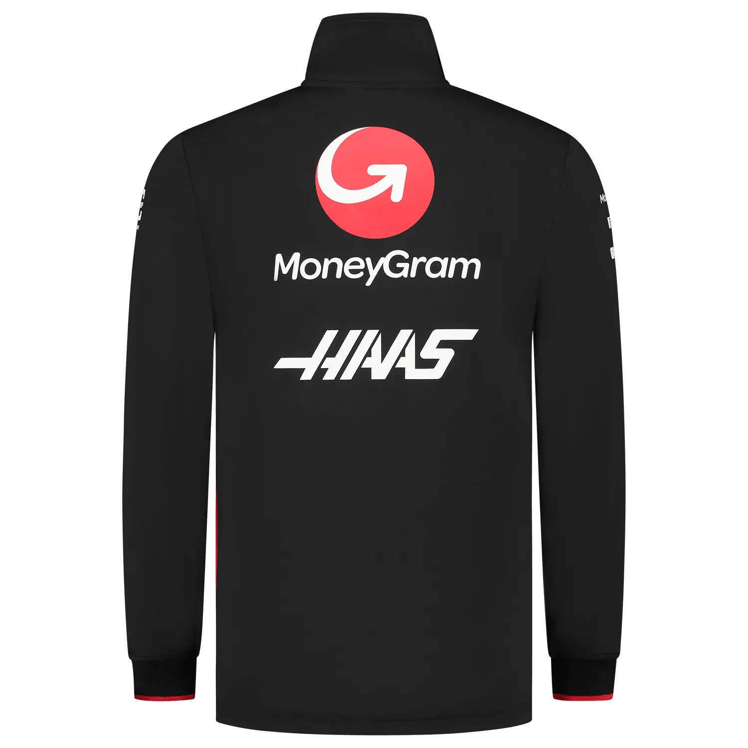 Haas Racing F1 2023 Team Fitted 1/4 Zip Sweater - Black