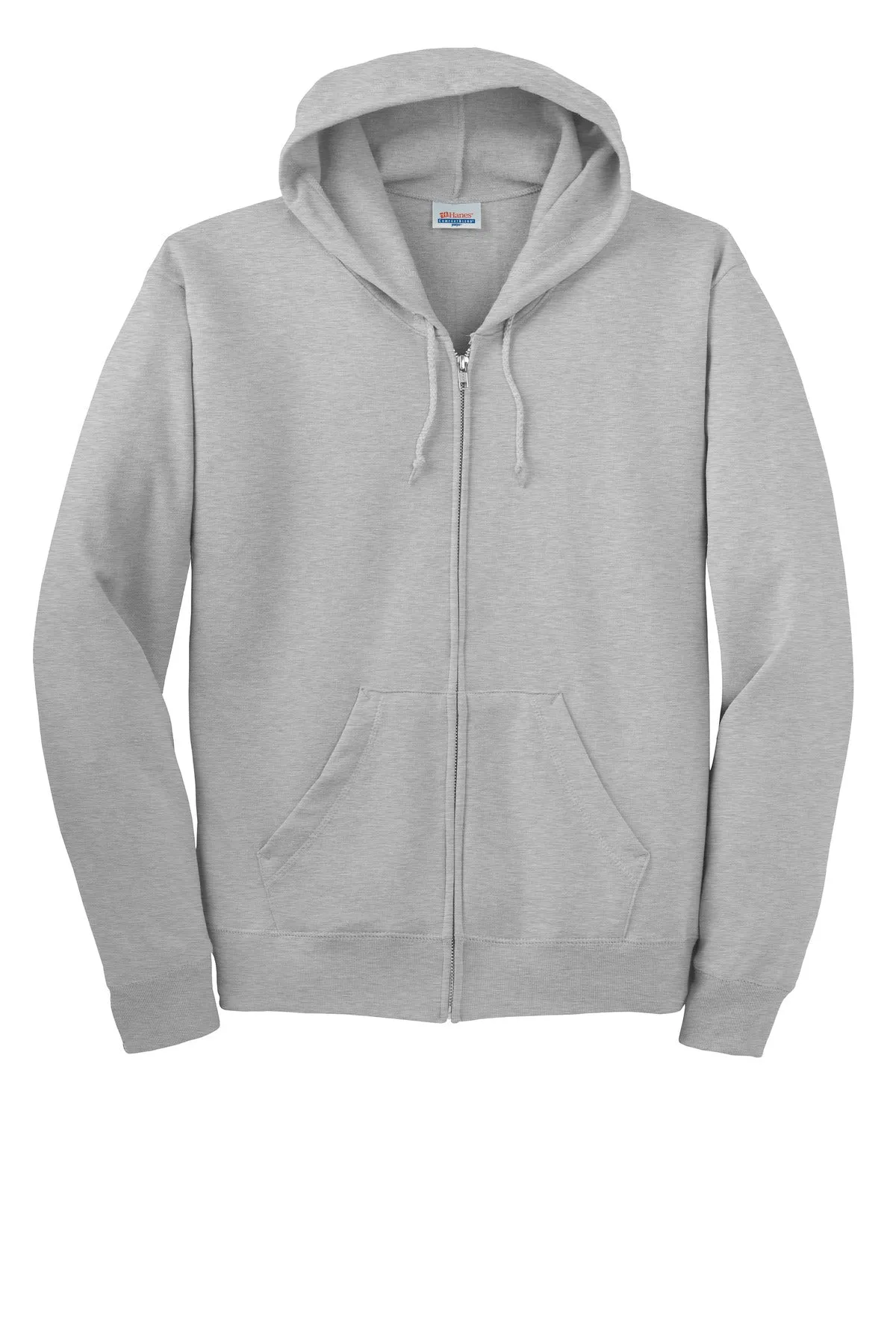 Hanes - EcoSmart Full-Zip Hooded Sweatshirt. P180