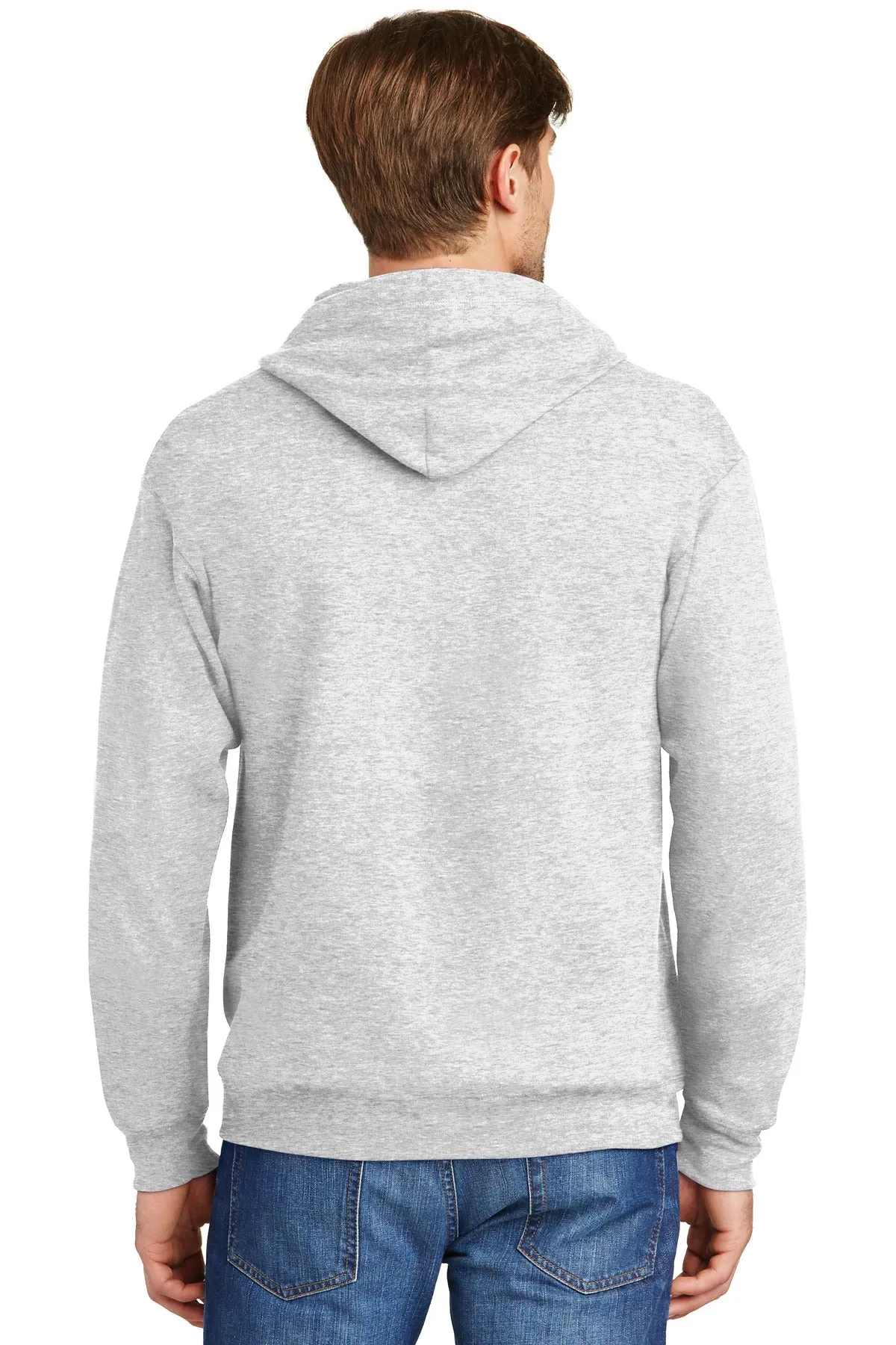 Hanes - EcoSmart Full-Zip Hooded Sweatshirt. P180