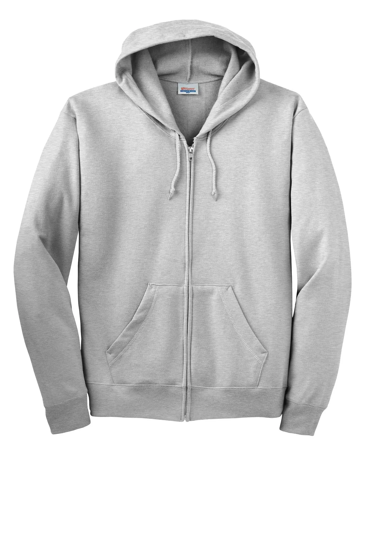 Hanes - EcoSmart Full-Zip Hooded Sweatshirt. P180