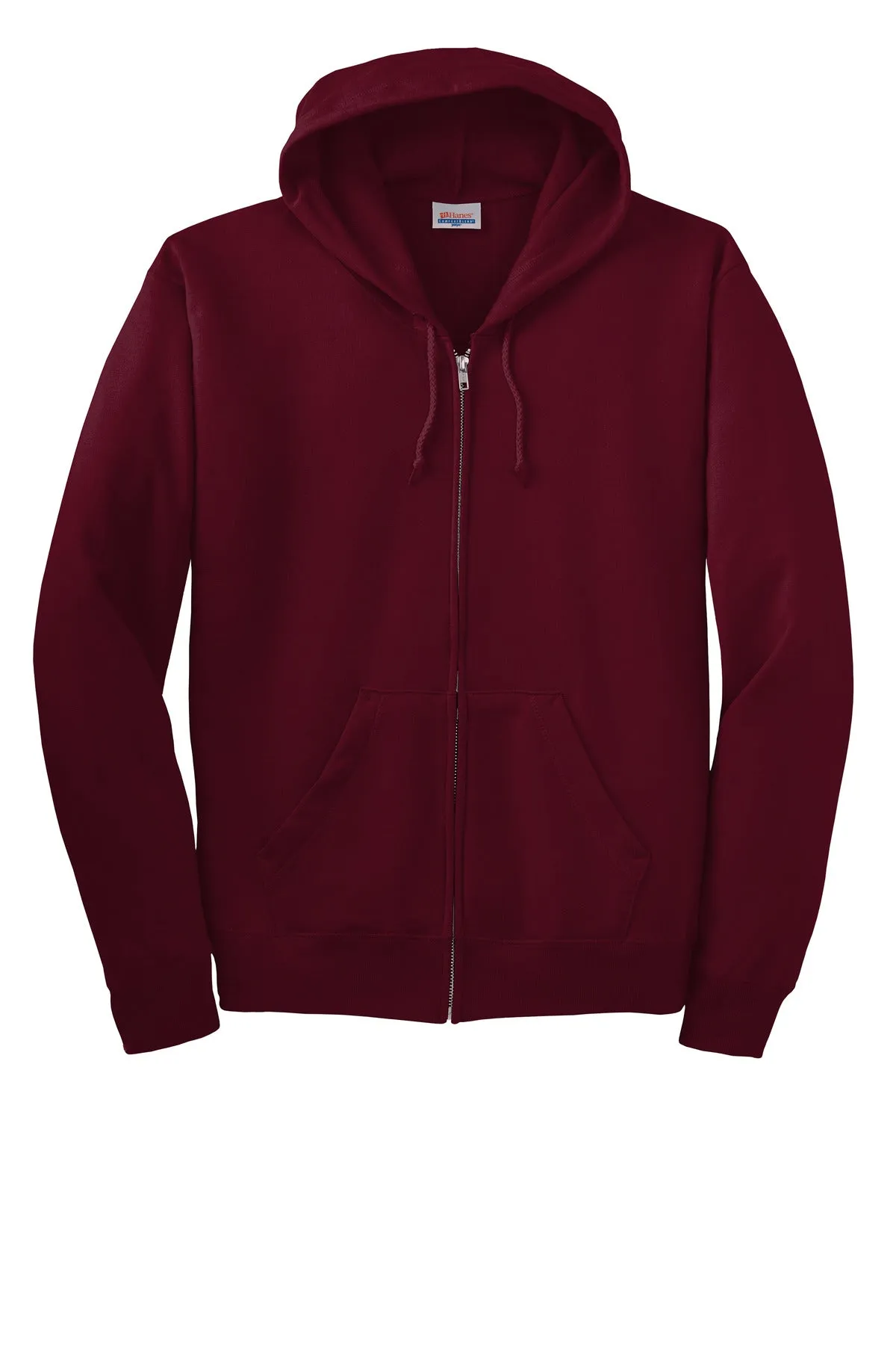 Hanes - EcoSmart Full-Zip Hooded Sweatshirt. P180