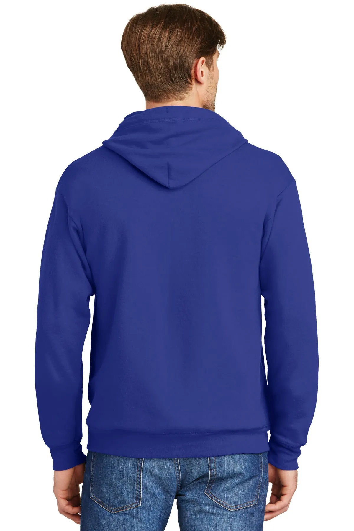 Hanes - EcoSmart Full-Zip Hooded Sweatshirt. P180