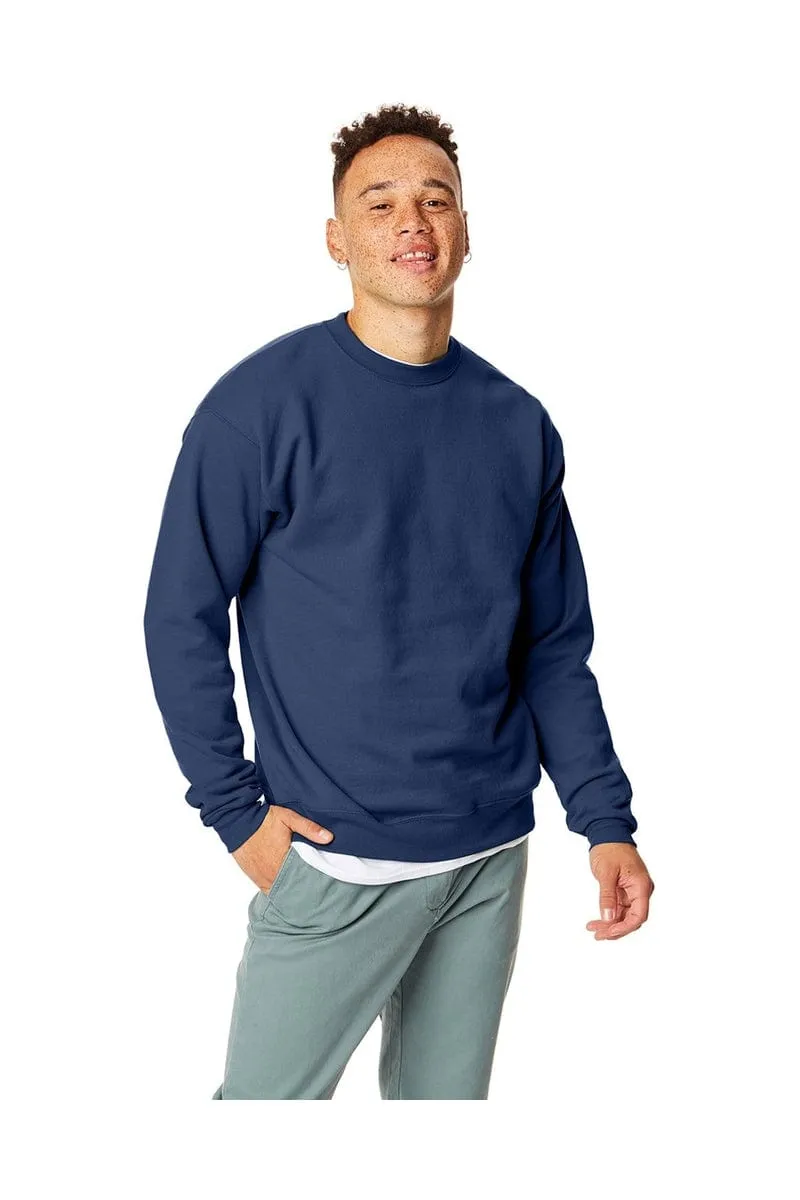 Hanes P1607: Adult 7.8 oz. EcoSmart(r) 50/50 Fleece Crew, Basic Colors