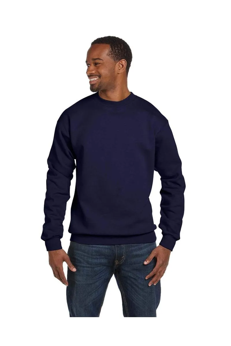 Hanes P1607: Adult 7.8 oz. EcoSmart(r) 50/50 Fleece Crew, Basic Colors