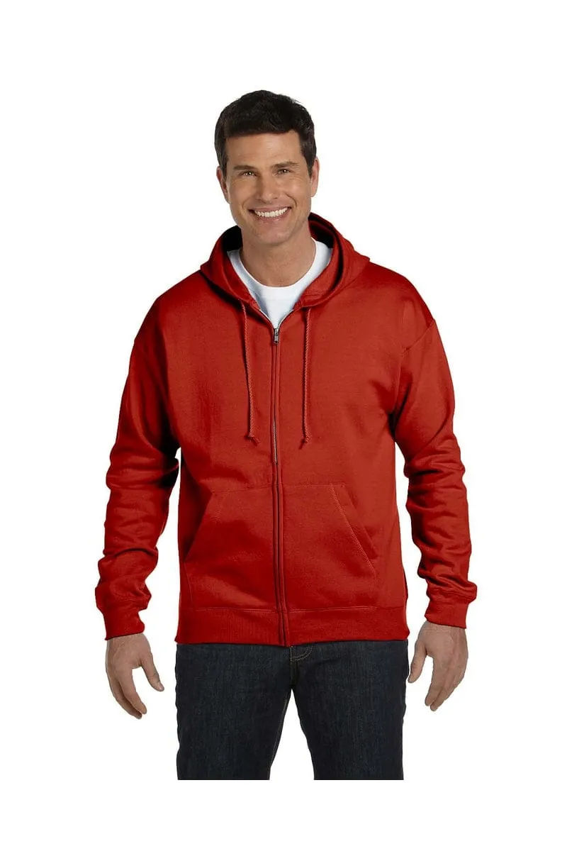 Hanes P180: EcoSmart Full-Zip Hooded Sweatshirt