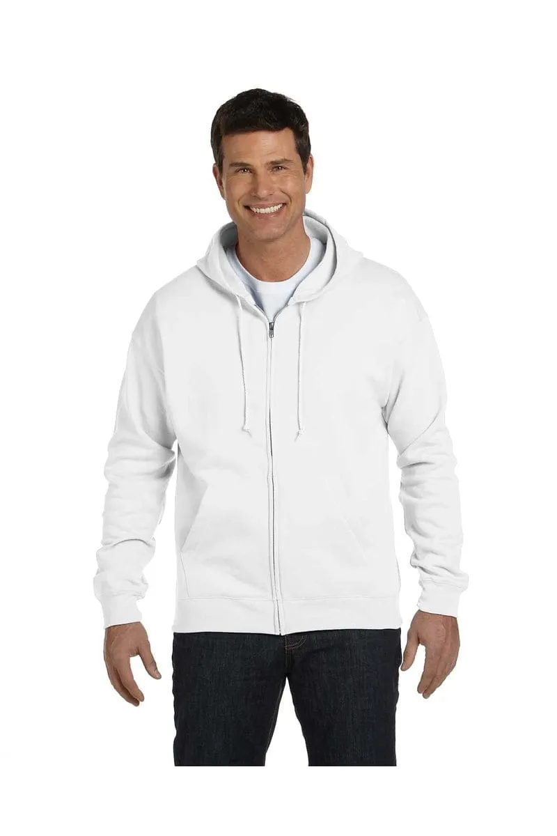 Hanes P180: EcoSmart Full-Zip Hooded Sweatshirt