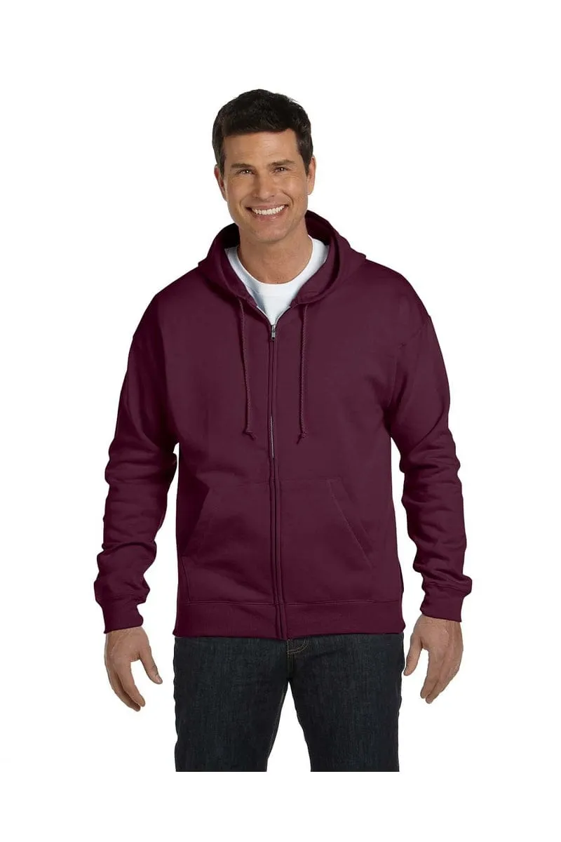 Hanes P180: EcoSmart Full-Zip Hooded Sweatshirt