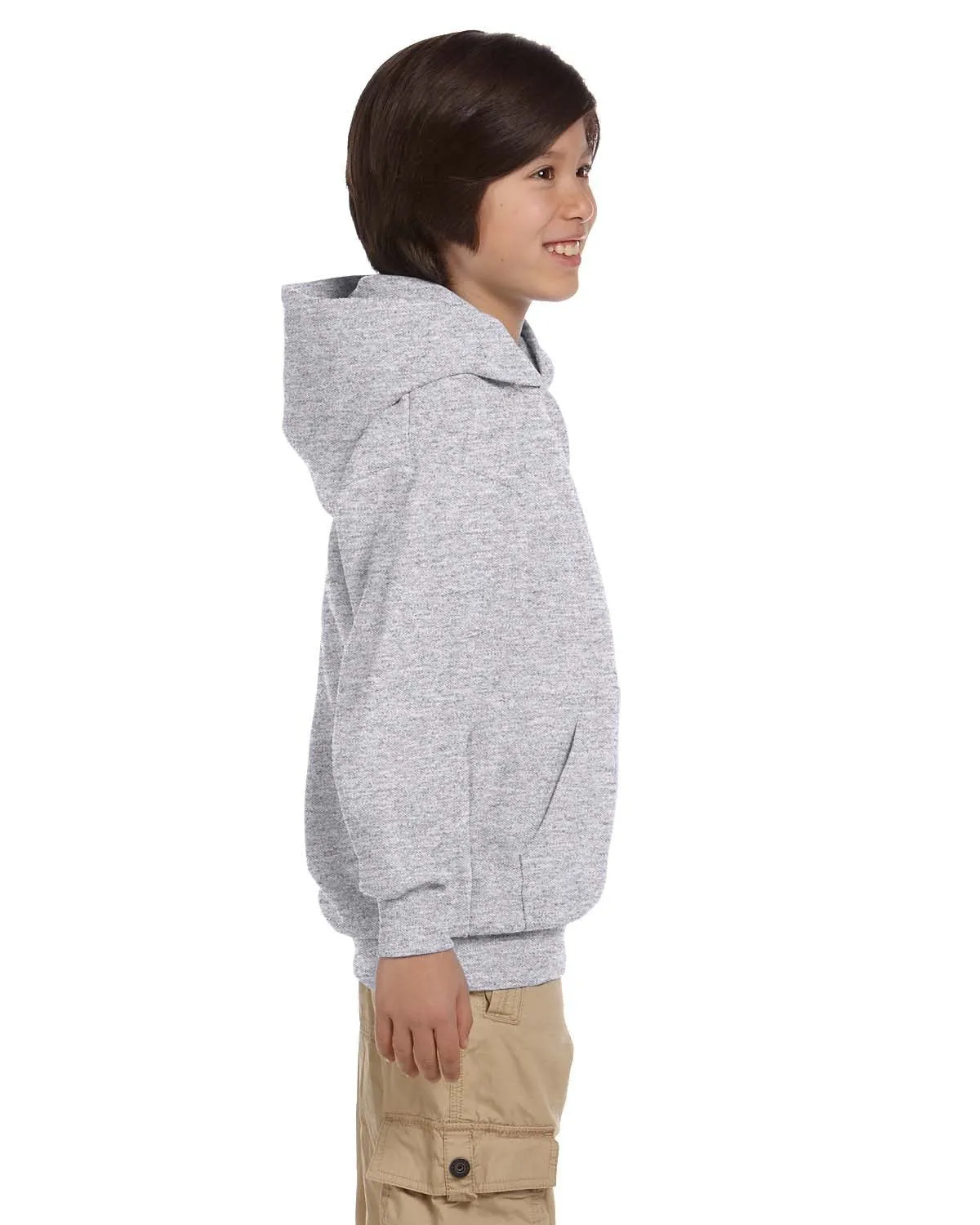 Hanes P473 Youth EcoSmart 50/50 Pullover Hooded Sweatshirt