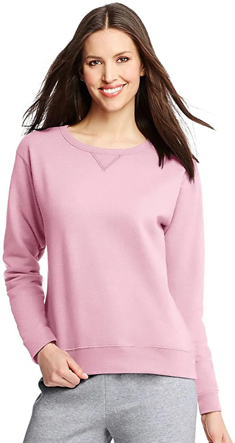 Hanes Women's EcoSmart Crewneck Sweatshirt