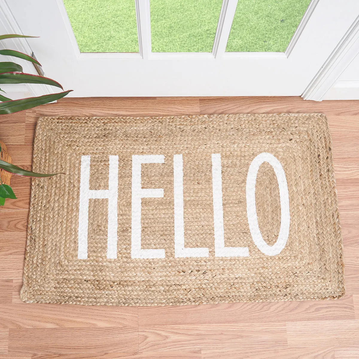 Hello Jute Braided Rug