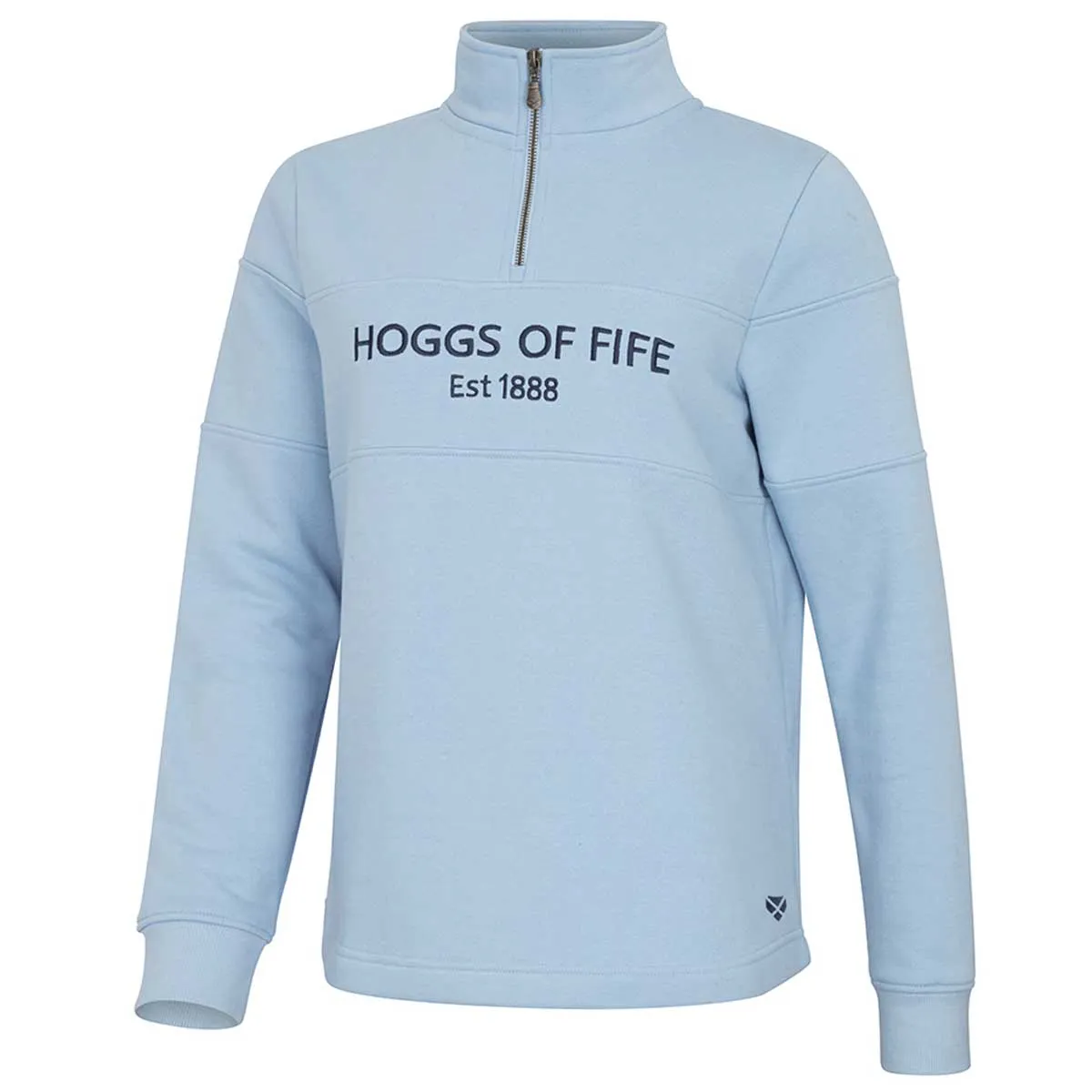 Hoggs of Fife Dumfries 1888 Ladies Quarter Zip Sweatshirt