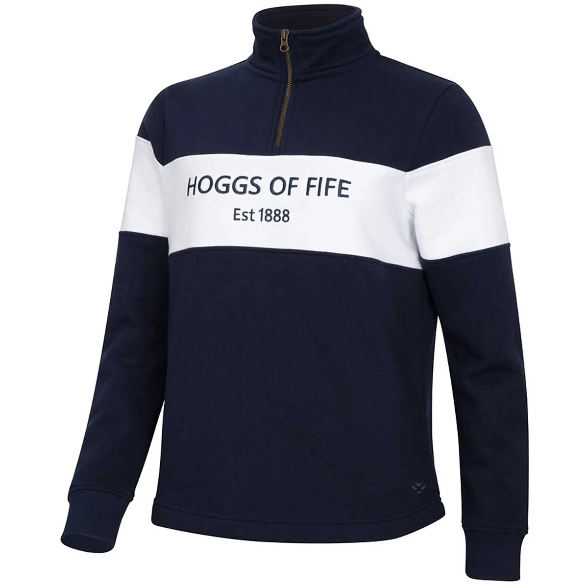 Hoggs of Fife Dumfries 1888 Ladies Quarter Zip Sweatshirt