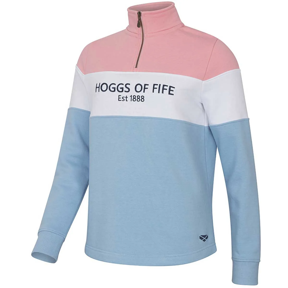 Hoggs of Fife Dumfries 1888 Ladies Quarter Zip Sweatshirt