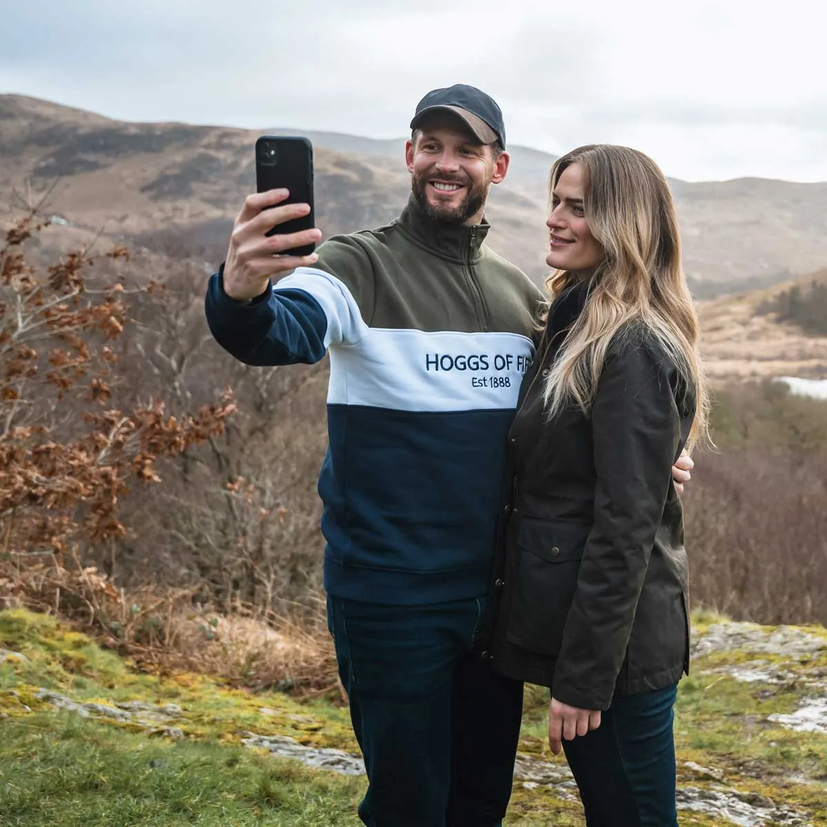 Hoggs of Fife Dumfries 1888 Quarter Zip Sweatshirt