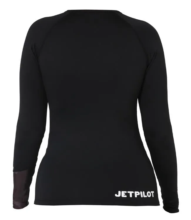 Jetpilot Zahra Womens Long Sleeve Rashie (2024) - Black