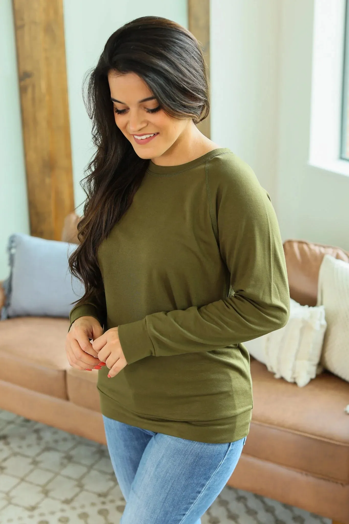 Kayla Pullover (Olive)