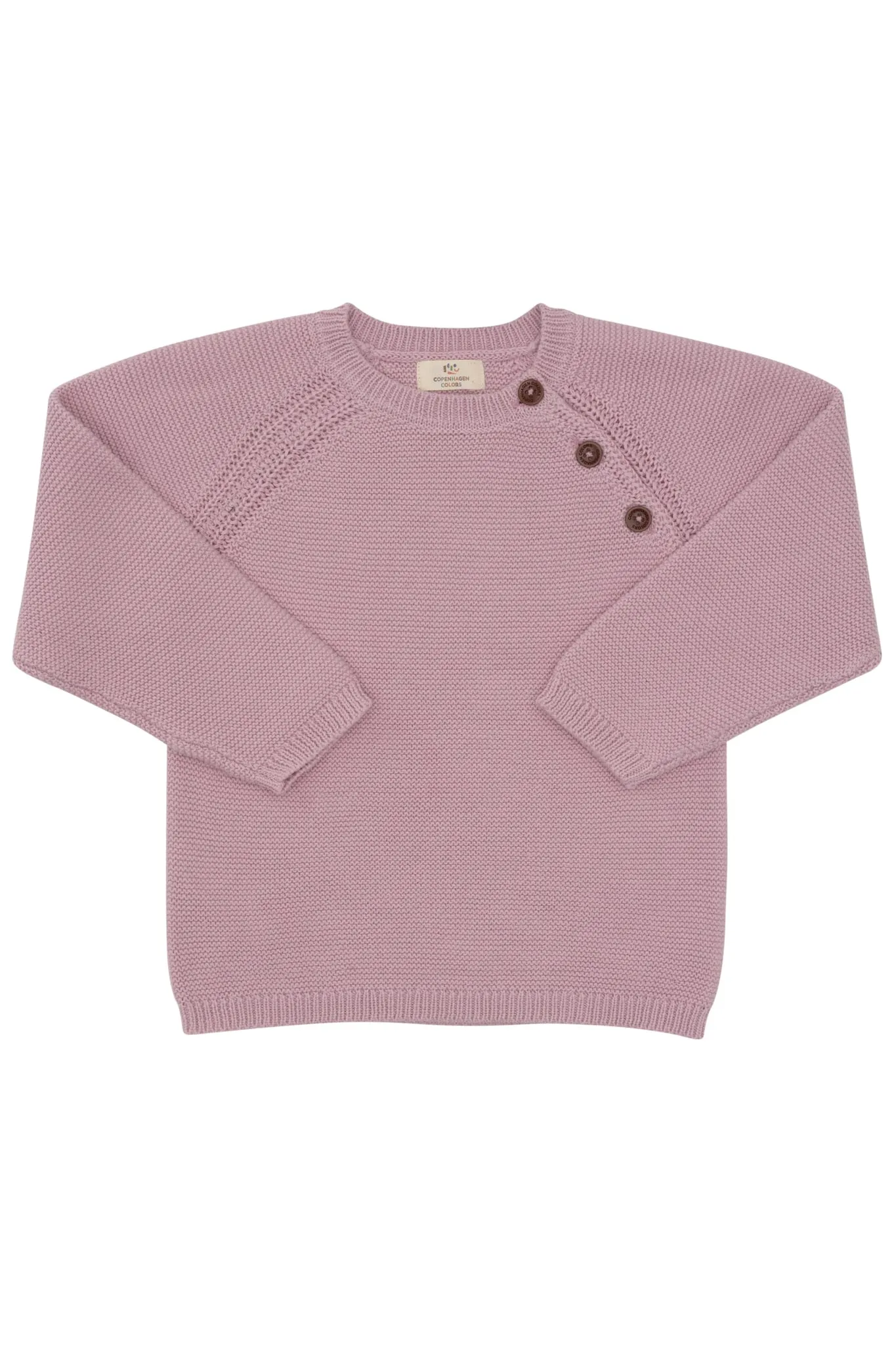 KNITTED PLAIN PULLOVER - LAVENDER