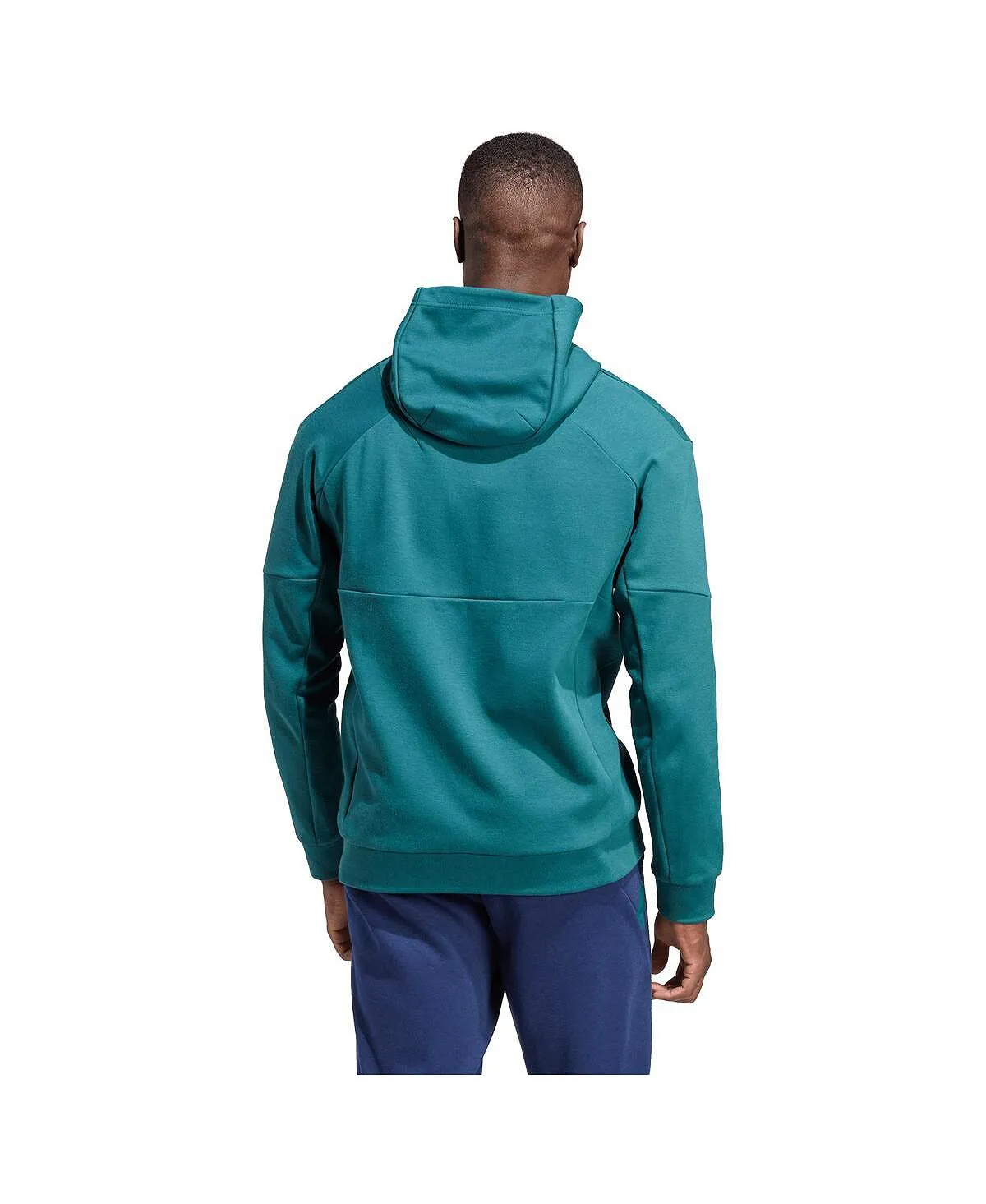 LA Galaxy 2023 Player Travel Men's Teal Pullover Hoodie adidas