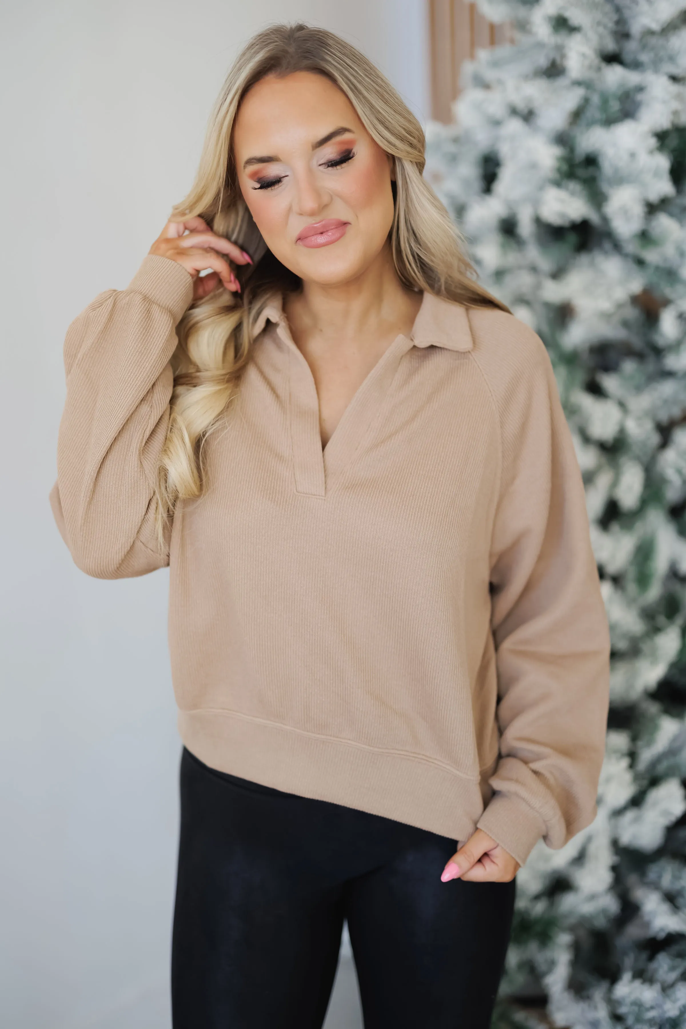 Lira Top-Taupe