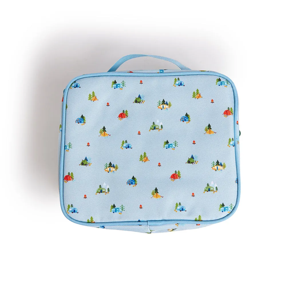 Lunch Bag Camper Lake Blue