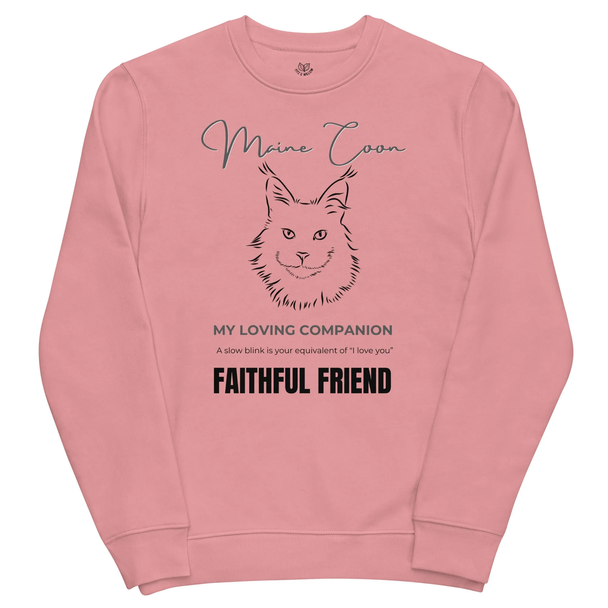 Maine Coon Print, unisex sweatshirt