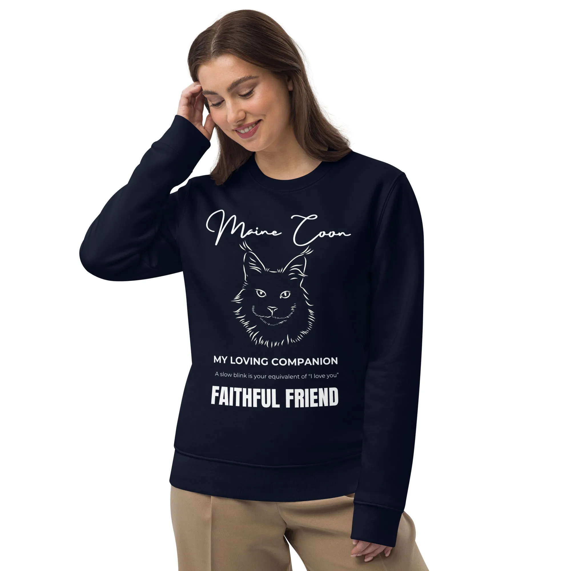 Maine Coon Print, unisex sweatshirt