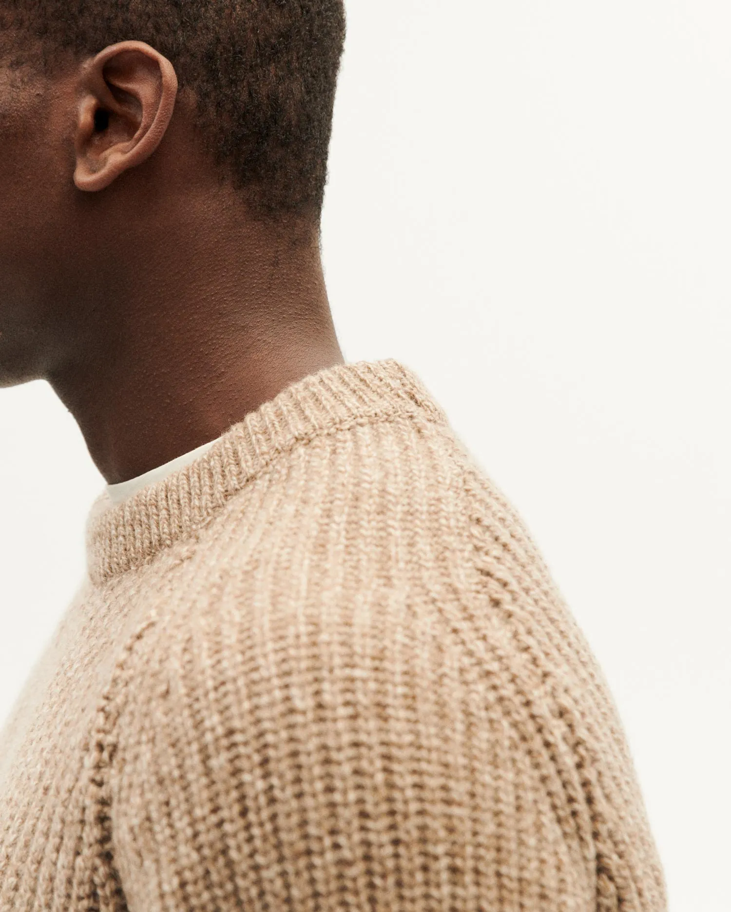 Men's Neo Wool Sweater Beige