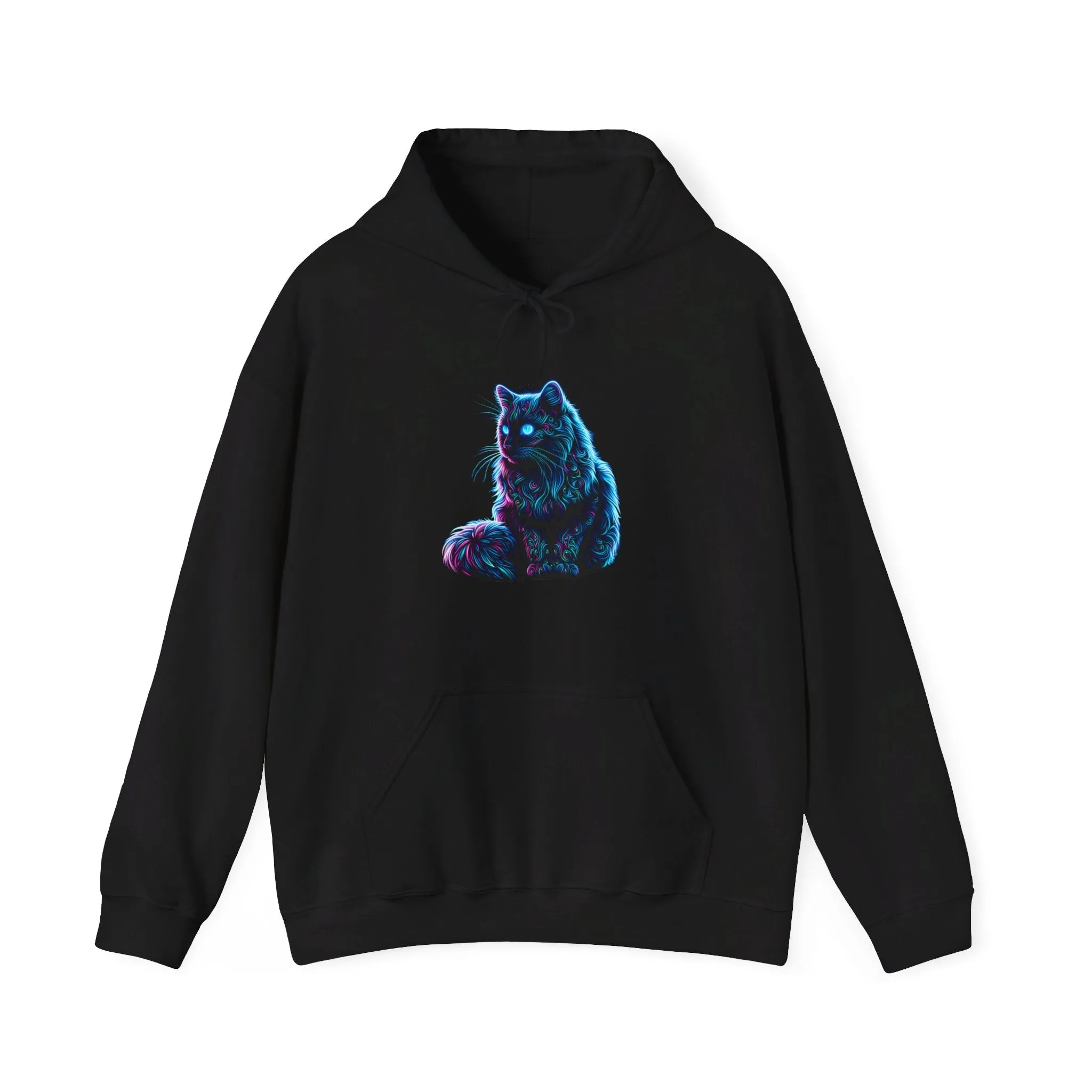 Neon Cat Unisex Heavy Blend™ Hooded Sweatshirt