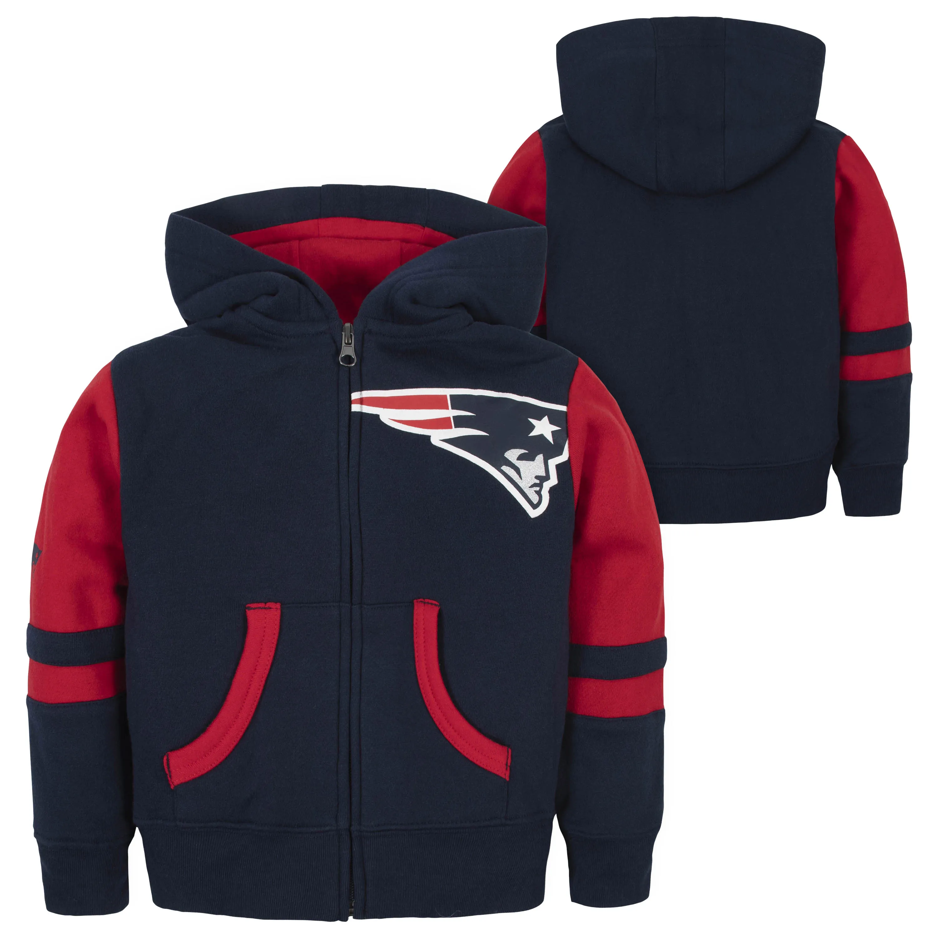 New England Patriots Zip Up Sweatshirt